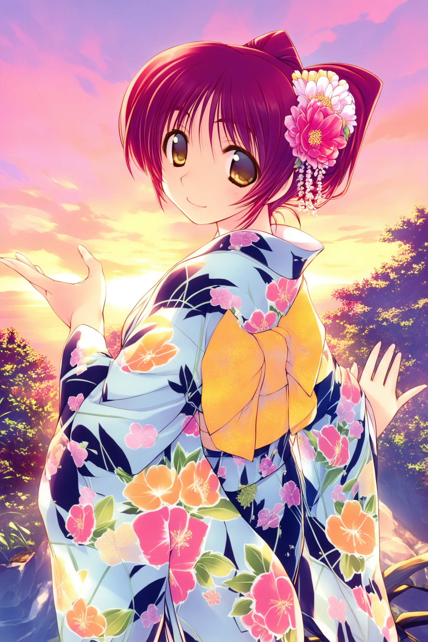 38960-3714649483-Amaduyu Tatsuki style,_kousaka tamaki,1girl,japanese clothes,solo,hair ornament,kimono,flower,looking at viewer,floral print,bro.png